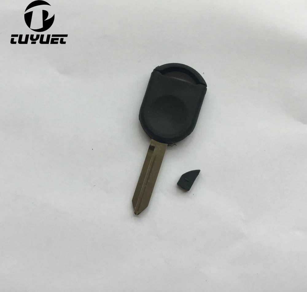 Replacement Car Key Blanks Case for Ford Transponder Key Shell With Uncut Blade