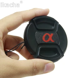 Size 49mm 52mm 55mm 58mm 62mm 67mm 72mm 77mm Snap-On Lens Front Camera Lens Cap Cover for Sony Alpha DSLR Lens Protector