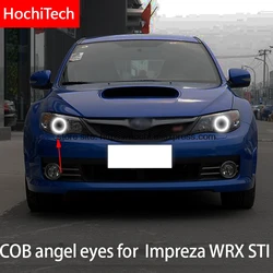 For Subaru Impreza WRX STI 2007 2008 2009 2010 2011 COB Led day Light White  Cob Led Angel Eyes Ring Error Free Ultra bright
