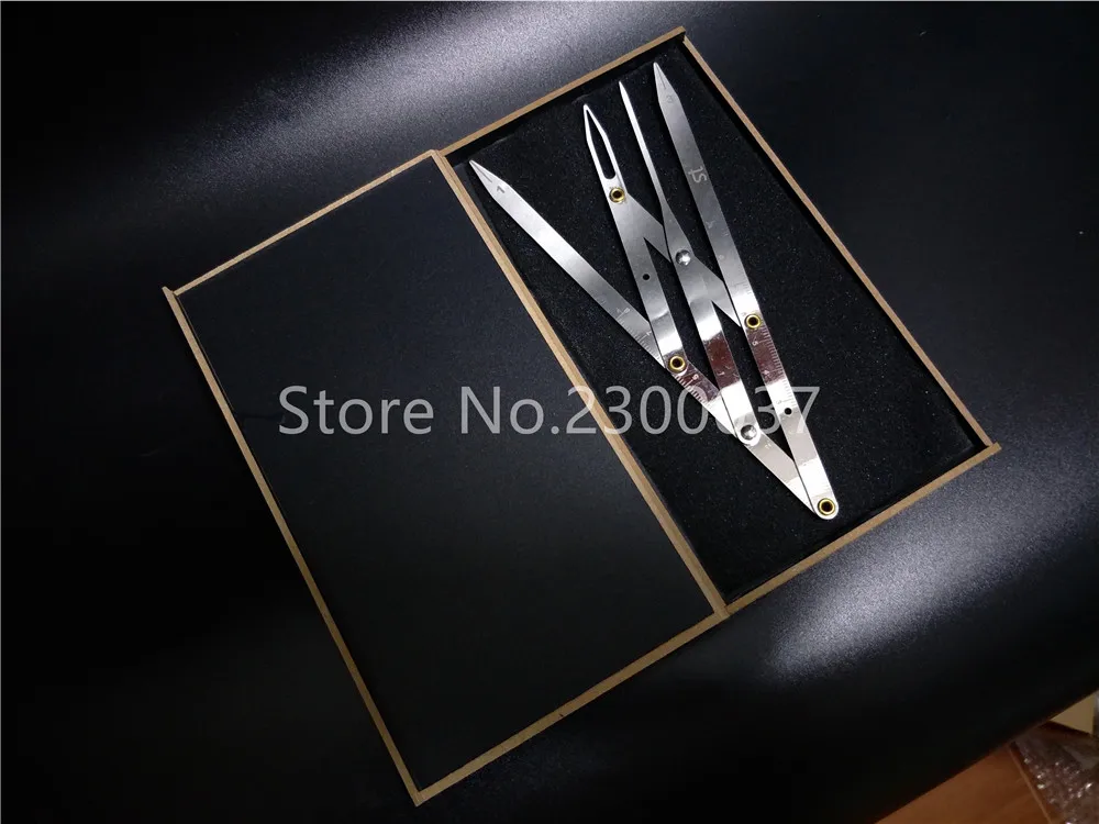 

1Pcs Permanent Makeup Measure Tool Tattoo Microblading Golden Ratio Divider Stainess Steel Guide Ruler for Beginner