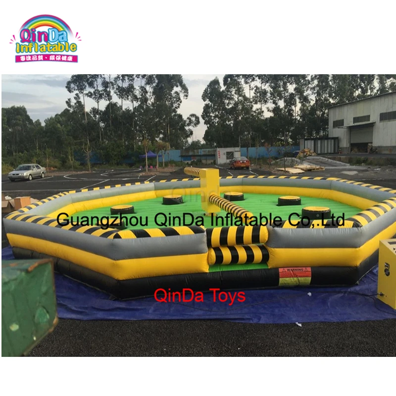 China Factory Inflatable Wipeout Game, Meltdown Inflatable Sweeper Game For Sale