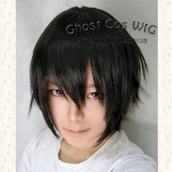 Lelouch Lamperouge Black Anime short cosplay Wig  + Wig Cap