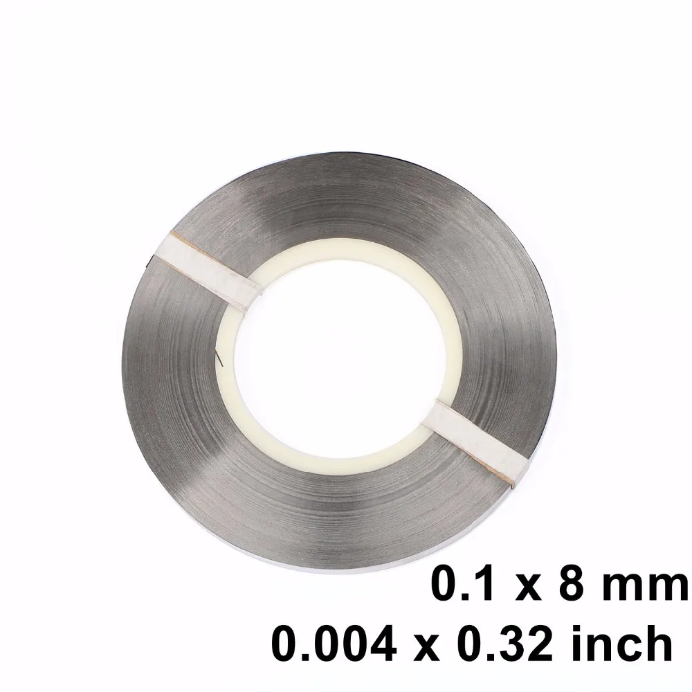 Pure Nickel Strip 0.1mm 0.15mm 0.2mm Strap for Battery Welding Soldering Ni200 1kg / roll