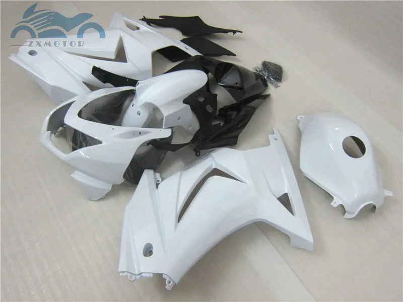 Customized Injection fairing kits for KAWASAKI Ninja 250 2008-2014 ZX250R sport motorcycle fairings EX250 08-14 white+tank cover