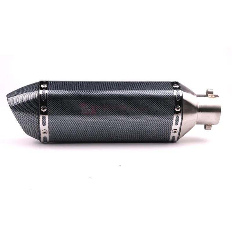 Motorcycle Modified Scooter GY6 125cc 150cc Contact Middle Pipe Muffler Exhaust Fit 157qmj 152qmi 4 Stroke Engine Slip On