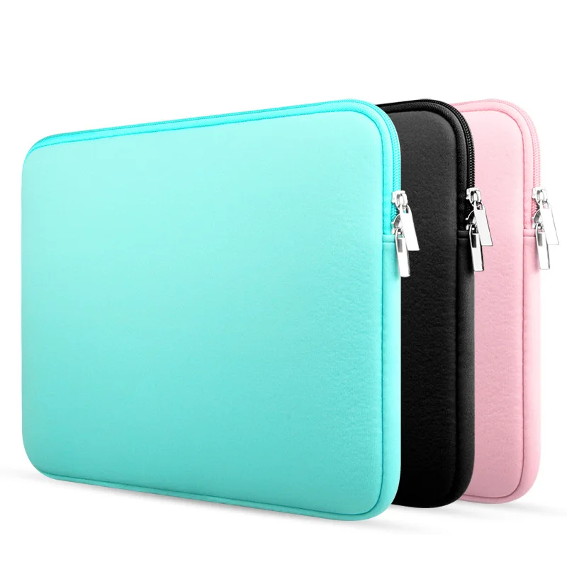 

New Arrival Solid Colors Sleeve Case Bags For Macbook Laptop AIR PRO Retina 11",12",13",14"15" 15.6 inch