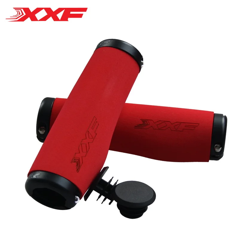 

Bicycle Lockable Handlebar for MTB Road Bike, Soft Sponge Grips, Alloy, Bicycle Bar-end, XXF