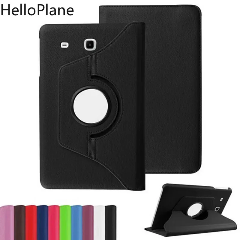 Voor Samsung Galaxy Tab E 8.0 Inch T375 T377 SM-T375 SM-T377 Tabe Tablet Case 360 Rotating Beugel Flip Fold Stand leather Cover