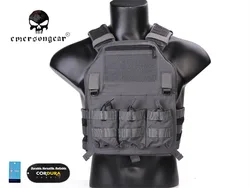 Emersongear-Carrier Tactical Combat Vest, 420 PLate Wolf Gray, EM7362