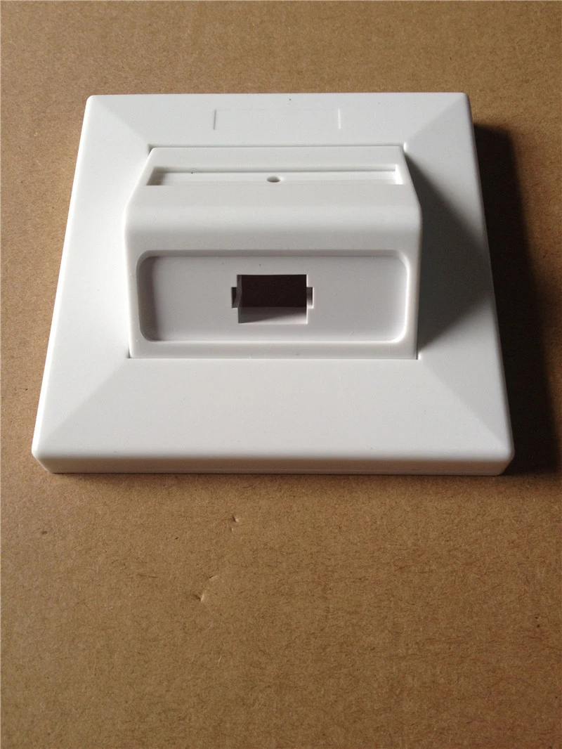 Лицевая панель LC SC ST без адаптера SM MM ftth SX DX белого цвета ABS Настенная розетка 2 ядра 1 ядро оптоволоконная лицевая панель 86 30 шт.