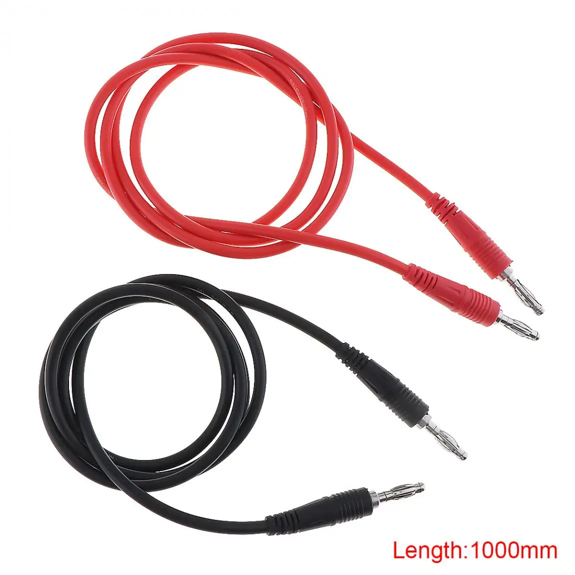 2 Stuks 4Mm Bananenstekkersnoer Om Te Testen Haak Clip Sonde Kabel Leidt Kabel Voor Multimeter Testapparatuur