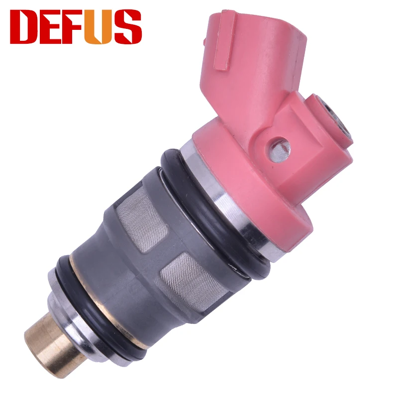 DEFUS 6X Fuel Injector 23250-46100 440cc Nozzle for Aristo Supra Soarer 1JZ 2JZ-GTE Injection Valve Fuel System Rail 23209-46100