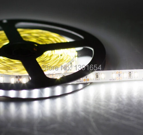 

8MM PCB 12-14LM/led IP20 12W/M 120leds/M SMD 3014 LED Strip Light Flexible 12V 600LEDS DHL Free Shipping led kitchen light