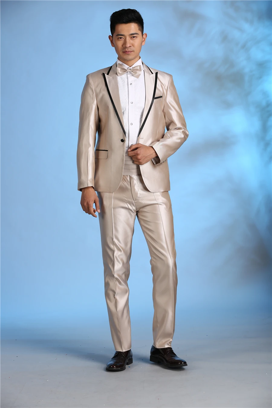 Latest Coat Pant Designs Grey Beige Performance Men Suit Slim Fit 2 Piece Cheap Show Blazer Costume Stage Tuxedo Terno Masculino