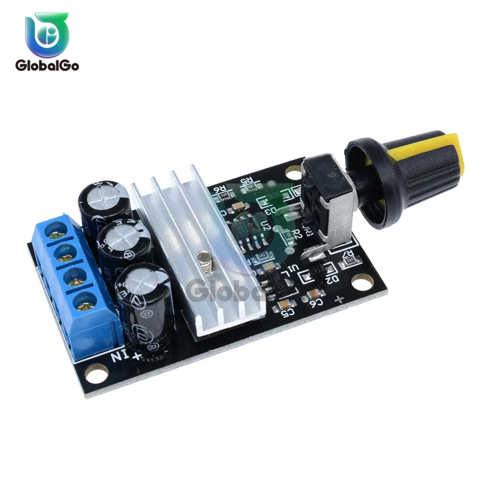 NE555 6V-28V 3A PWM DC Motor Speed Controller Regulator Adjustable Speed Control Switch Fan DC Motor Governor 80W 12V 24V