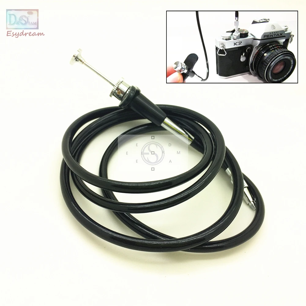 40 \'\'100cm mechaniczne blokowanie kamery pilot spustowy migawki kabel sterowania dla Fuji Fujifilm Pentax Canon Nikon Film aparaty