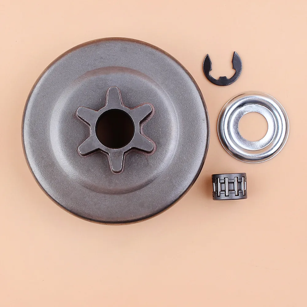 Kit de clip electrónico para arandela de piñón de tambor de embrague 3/8 6T para motosierra STIHL 017 018 021 023 025 MS170 MS180 MS210 MS230 MS250 1123 640 2003