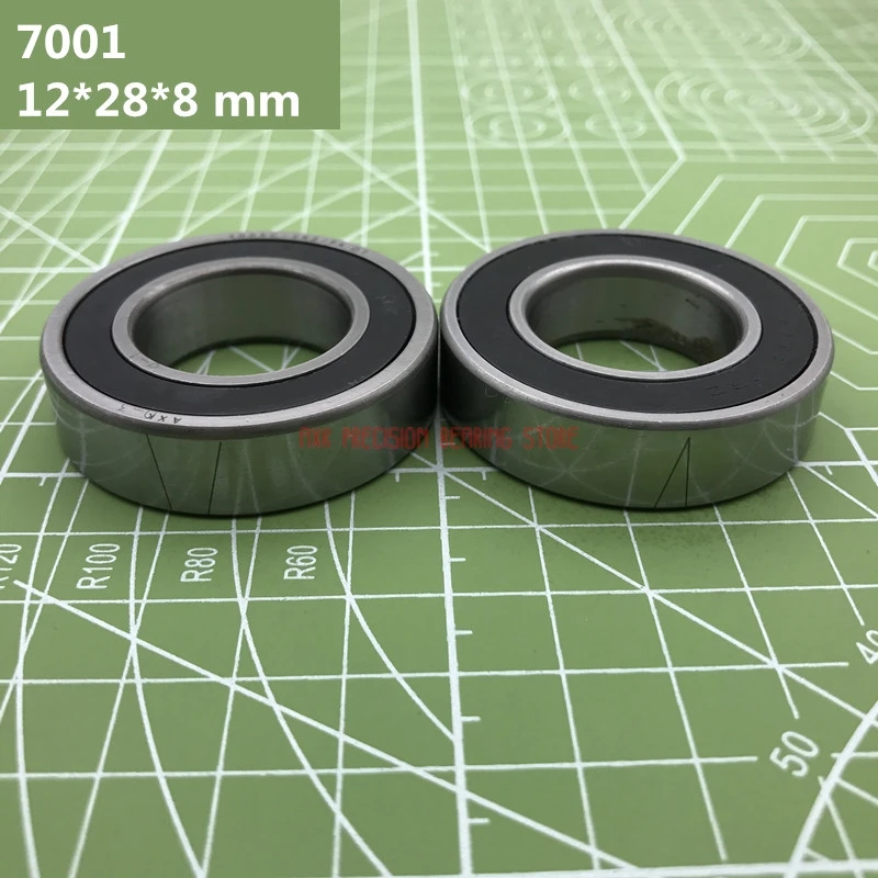 

2023 Time-limited Sale High Quality 1pair 7001 7001ac 7001ac-p5-dfa Df 12*28*8 Mm Angular Contact Bearings Spindle Cnc Abec-5