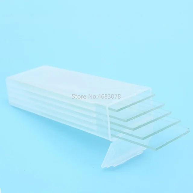 Reusable Laboratory Educational Double Flats slides Microscope Blank Glass Slides Lab Consumables for Liquid Specimen