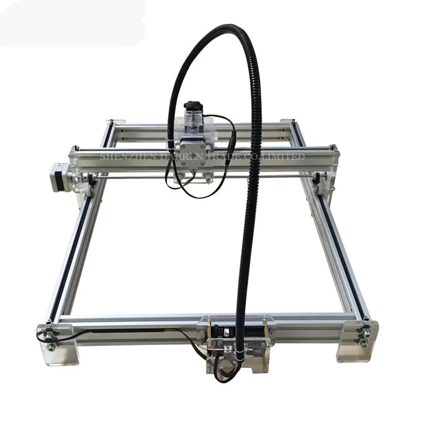 1PC 200mw laser maschine, DIY laser carving maschine, große gravieren bereich, 35*50cm Senior aluminium dicke acryl