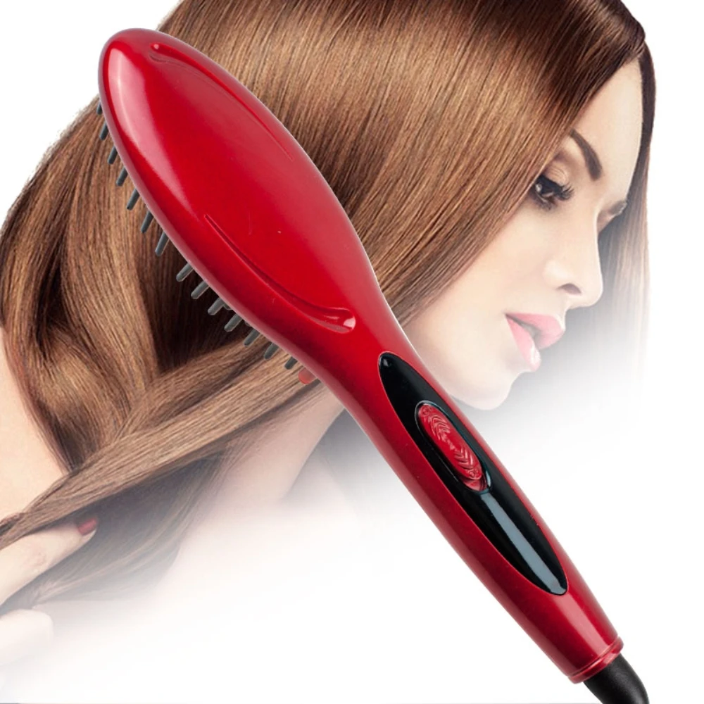 Pettine per capelli lisci cura della spazzola Styling piastra per capelli pettine massaggiatore automatico ferri da stiro ferro da stiro semplice