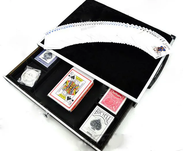 Close-Up Case With Drawer For Magician Magic Tricks Carrying Box Illusions Magia Stage Gimmick Accessories Props Mentalism