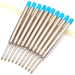 10pcs 0.5mm Roller Ballpoint Pen Refill Medium Nib Blue Black Color Ink Ball Pens Refill for School Office Writing Stationery