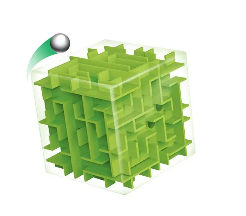 3D Mini prędkość Cube Maze magiczna kostka łamigłówka Puzzle gra Cubos Magicos zabawki edukacyjne labirynt tocząca się piłka zabawki dla dzieci dorosłych