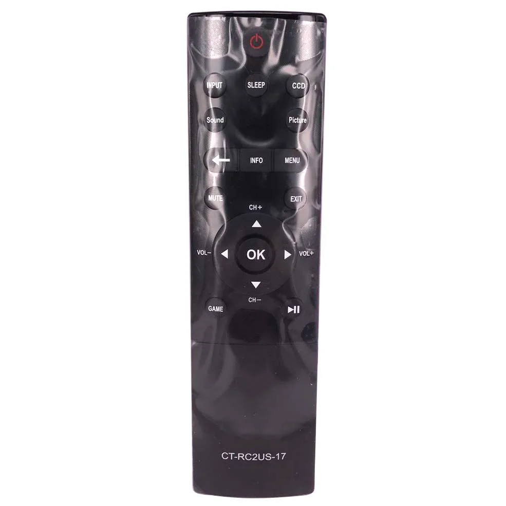 

New ORIGINAL CT-RC2US-17 CTRC2US17 Remote Control For TOSHIBA SMART LED TV 43L621U 55L421U 32L221U ChromecastTM built-in TV