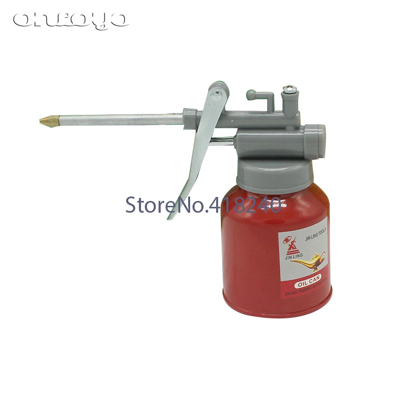 Computer Embroidery Machine Parts High Pressure Pump Action Supply Lubrication Oil Can Gun Oiler Pot 250ml