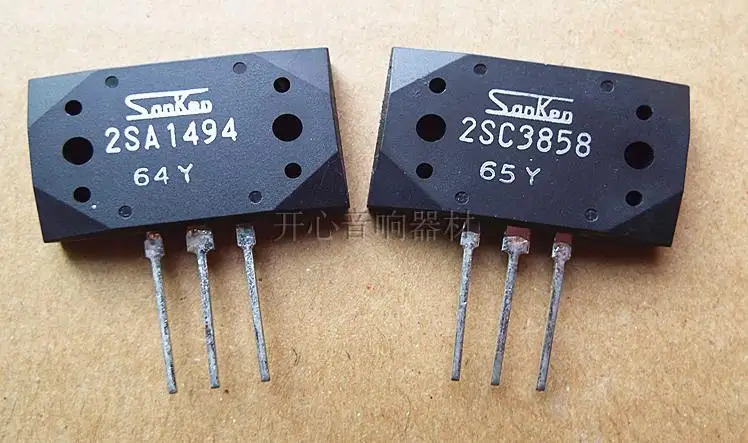 

new original import 1Pairs 2SA1494 2SC3858 MT-200 Silicon NPN + PNP Audio amplifier transistor