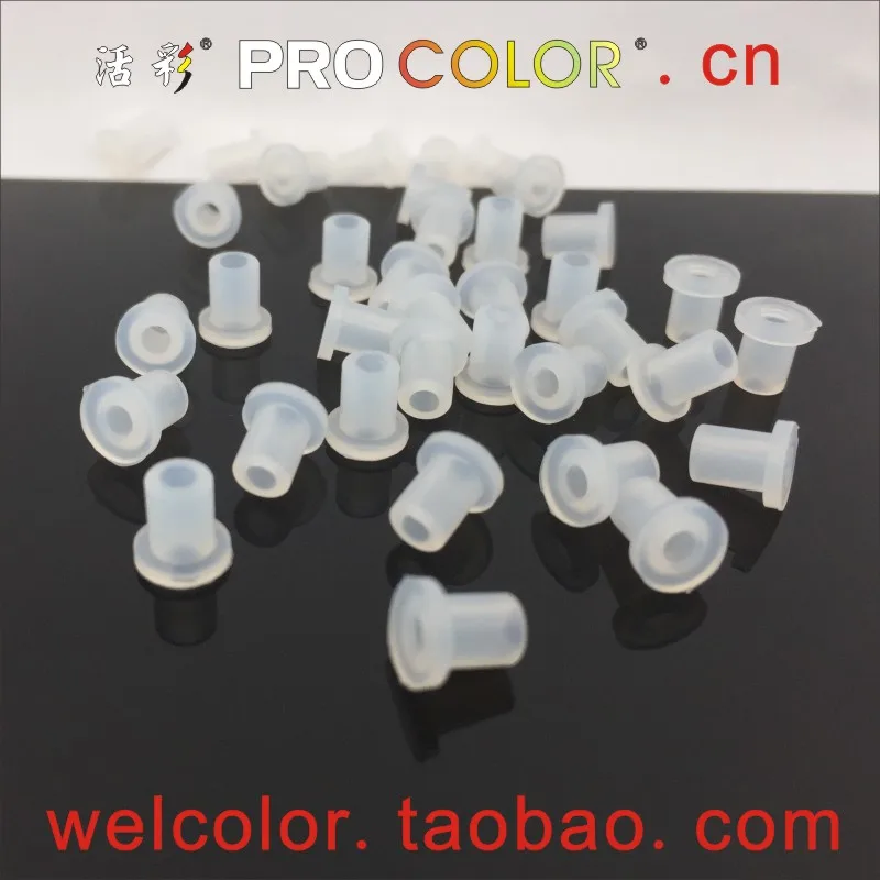 Factory Customized small silicone rubber hole plugs for Electronic equipment Components OD 4mm 5/32