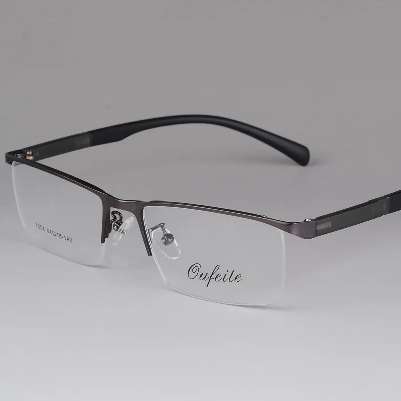 BCLEAR 2018 New Arrival Fashion Glasses Frame Men Eyeglasses Frame Vintage Half Rim Clear Lens Glasses Optical Spectacle Frame