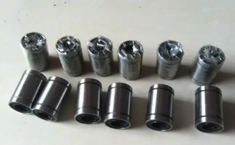 12pcs LM10UU 10mm Linear Motion Ball Bearing Bush Bushing 10x19x29mm CNC Parts