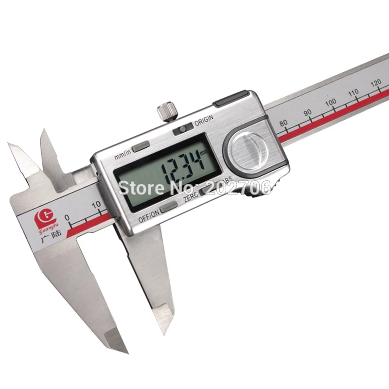 Guanglu brand 0-150mm 6inch  ABS origin Digital Caliper electronic vernier caliper micrometer gauge