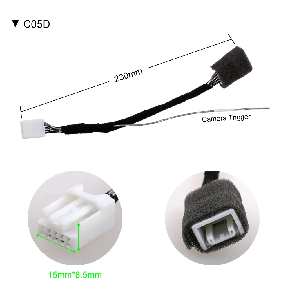 SINOSMART C05D/C20D PIN Connection Cable for for Toyota OEM Monitor Avensis Camry Corolla Prius RAV4 without Damaging the Wires