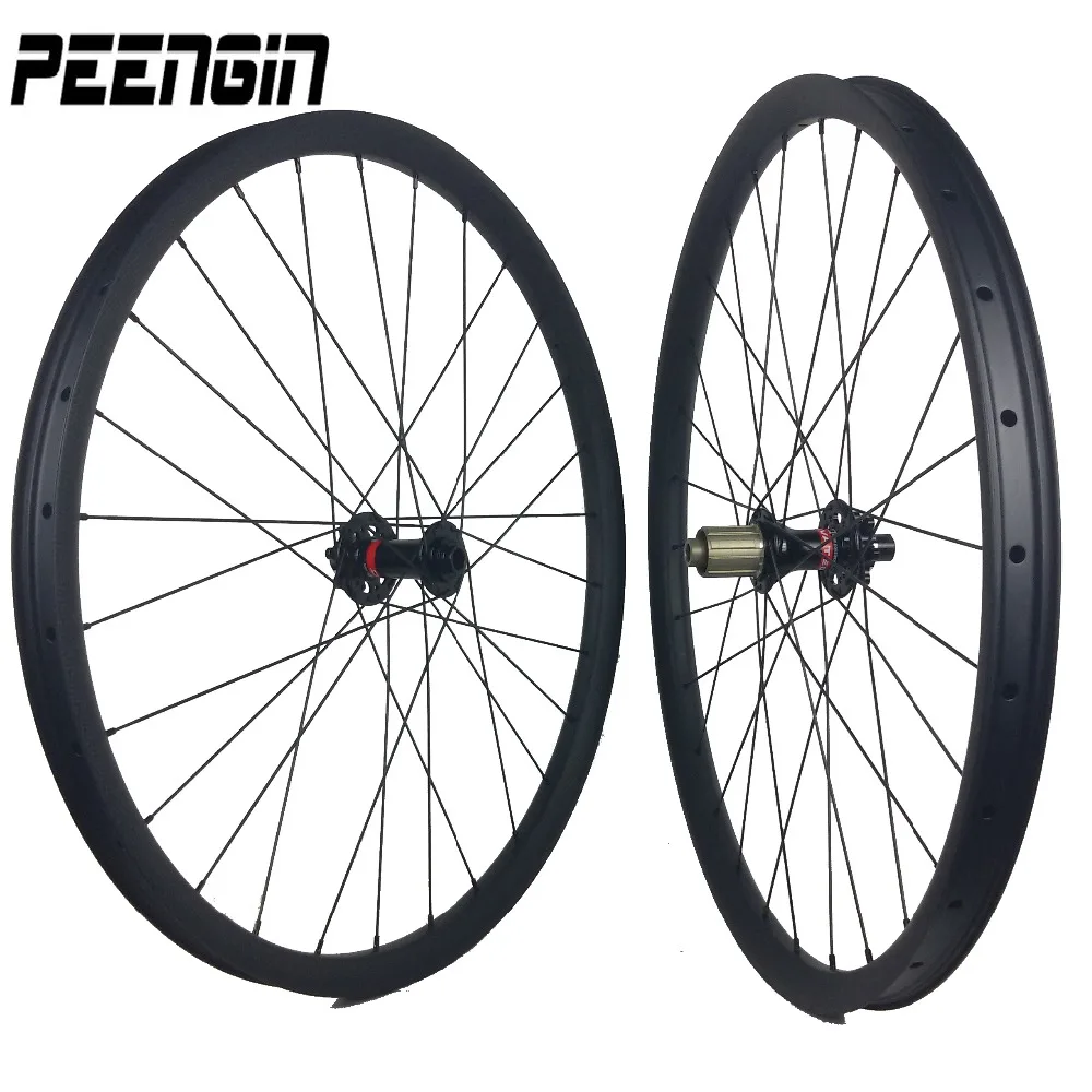 Light-Bicycle Roda Mtb 29 Carbon Rear Wheels Front Mountain Bikes Wheelsets 29er XC 35X25Mm Clincher Tubeless Hot Sell To Spain