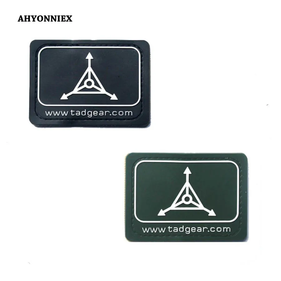 AHYONNIEX 1PC pcv hak i pętli niedźwiedź nosorożec flaga żaba Seal Patch szyć na ubrania Armband plecak naklejki DIY aplikacja