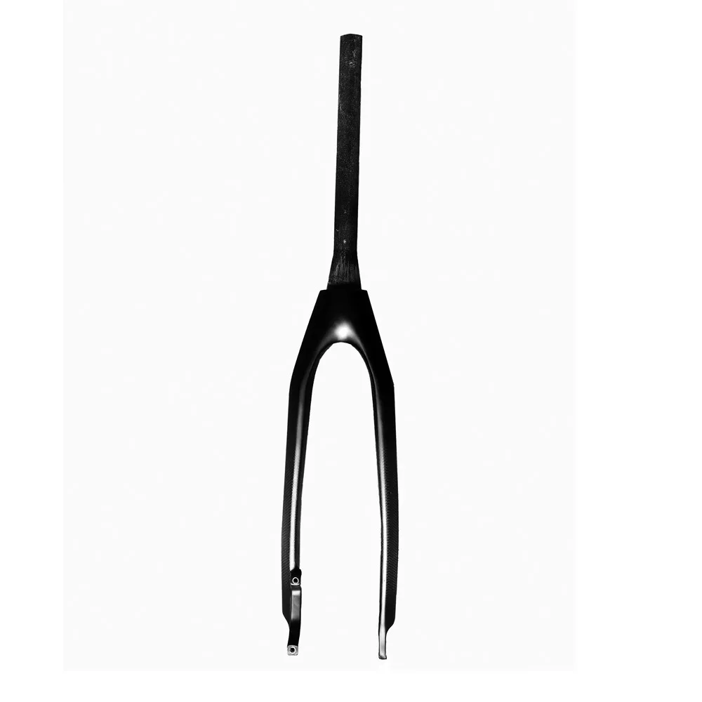 BALUGOE-Carbon Fiber Mountain Bike Taper Fork, Disc Brake, Hard Front MTB Fork, 26 \