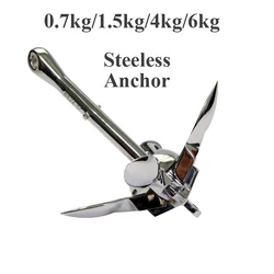inflatable boat stainless steel iron metal anchor for boat kayak dinghy raft fishing boat kayak 0.7kg 1,5kg 4kg 6kg A09020