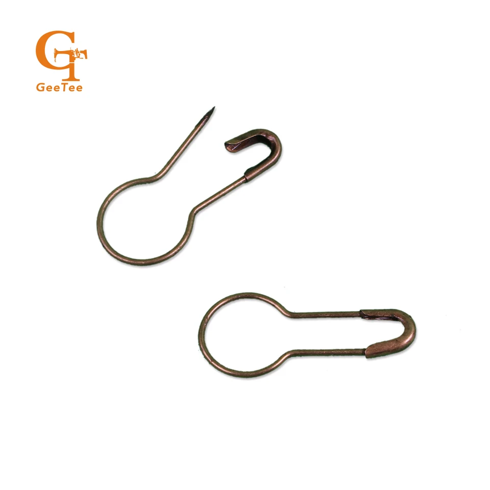 garment copper pins/garment tag,metal safety pins,platina color plated/Fasteners Charms safety pins