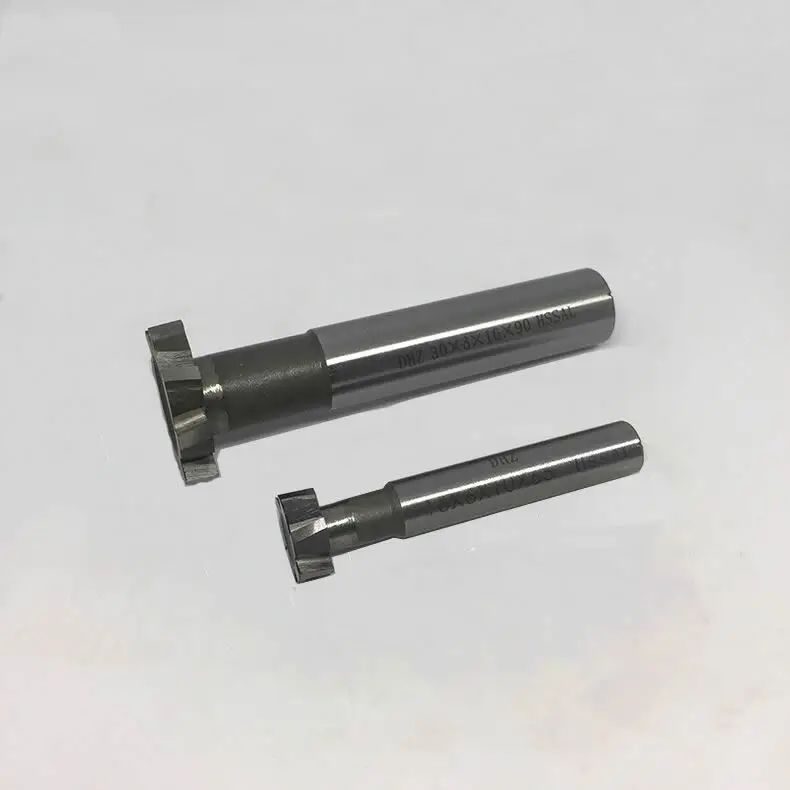 Free Shipping 1PCS 10*2*3*4*5 high speed steel Straight shank T groove milling cutter T type Straight shank milling cutter