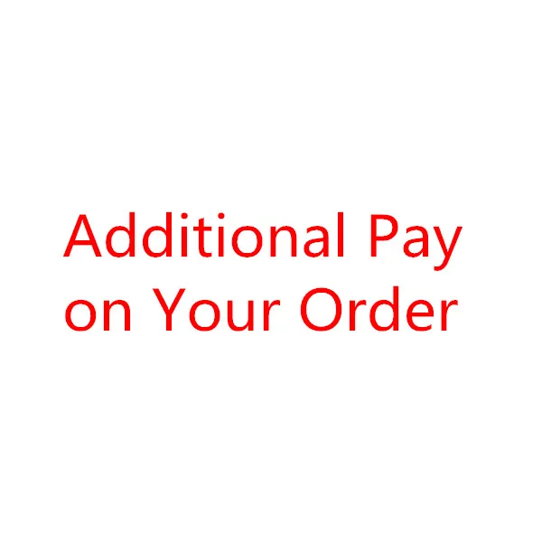 

Additional payment on your order Leonard