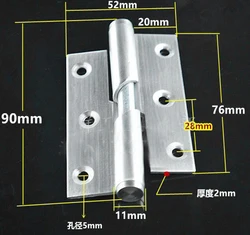 High quality ,3 inch lifting hinge bathroom,Detachable hinge Automatically close the door back,Door Hardware