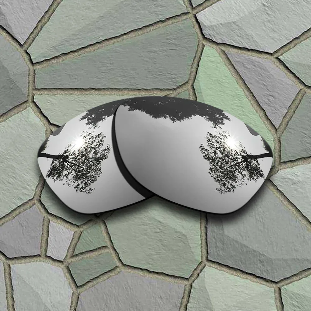 Chrome Anti-scratch Polarized Replacement Lenses for Oakley Jupiter