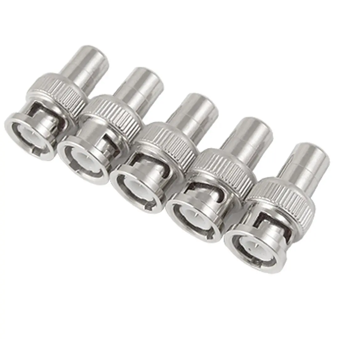 In stock 5 Pcs BNC Male Plug to Female Coaxial Connector for CCTV Video