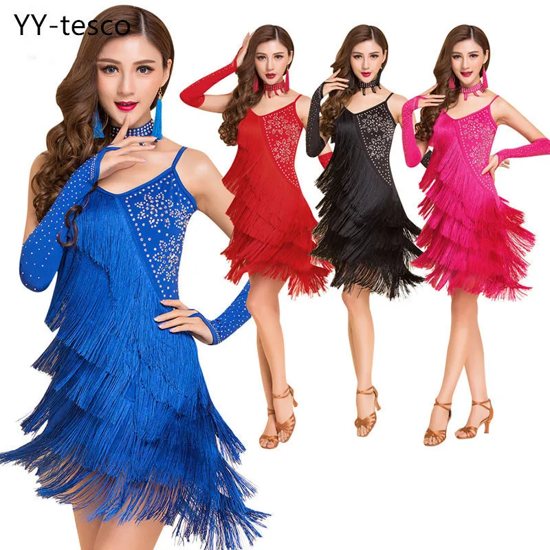 wholesale 1 Yard 50cm Wide Fringe Trim Tassel Lace Royal blue Fringe Trimming Lace For DIY Latin Dress Stage Clothes Accessories