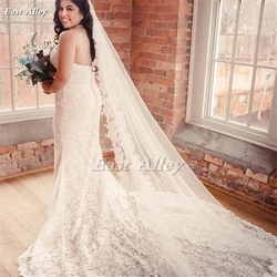 1 Tier Cathedral Lace Veil 3M Long Bridal Veil Lace Wedding Veil Wedding Accessories