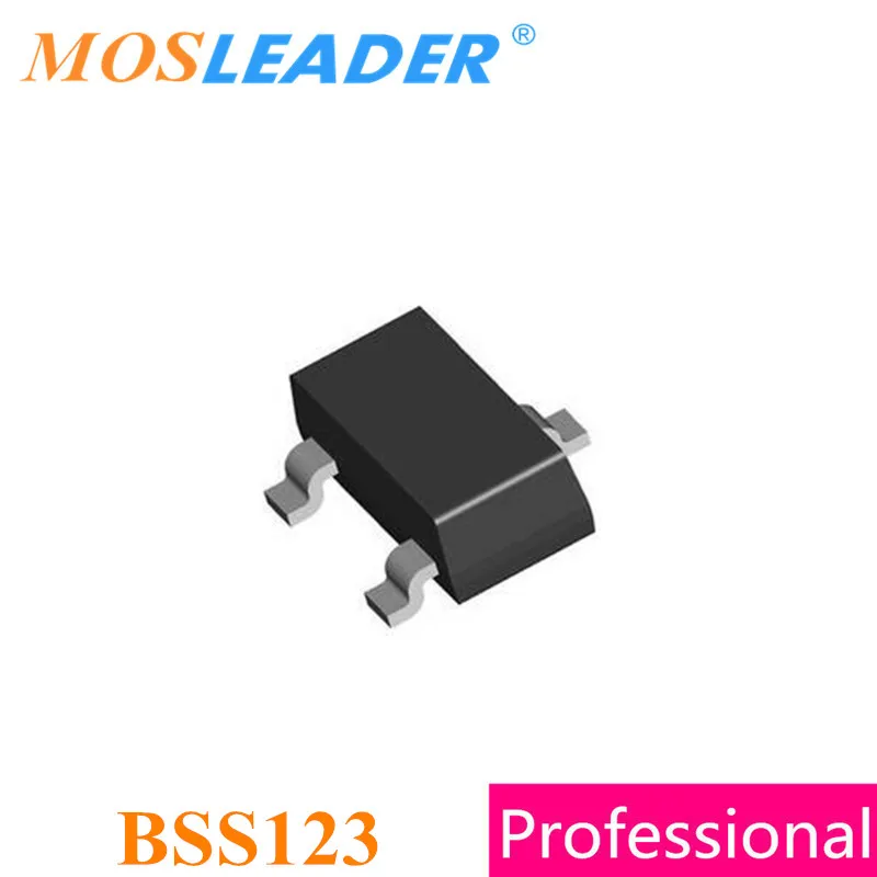 Mosleader BSS123 SOT23 1000PCS 3000PCS N-Channel 100V 150mA LBSS123 BSS123LT1G High quality