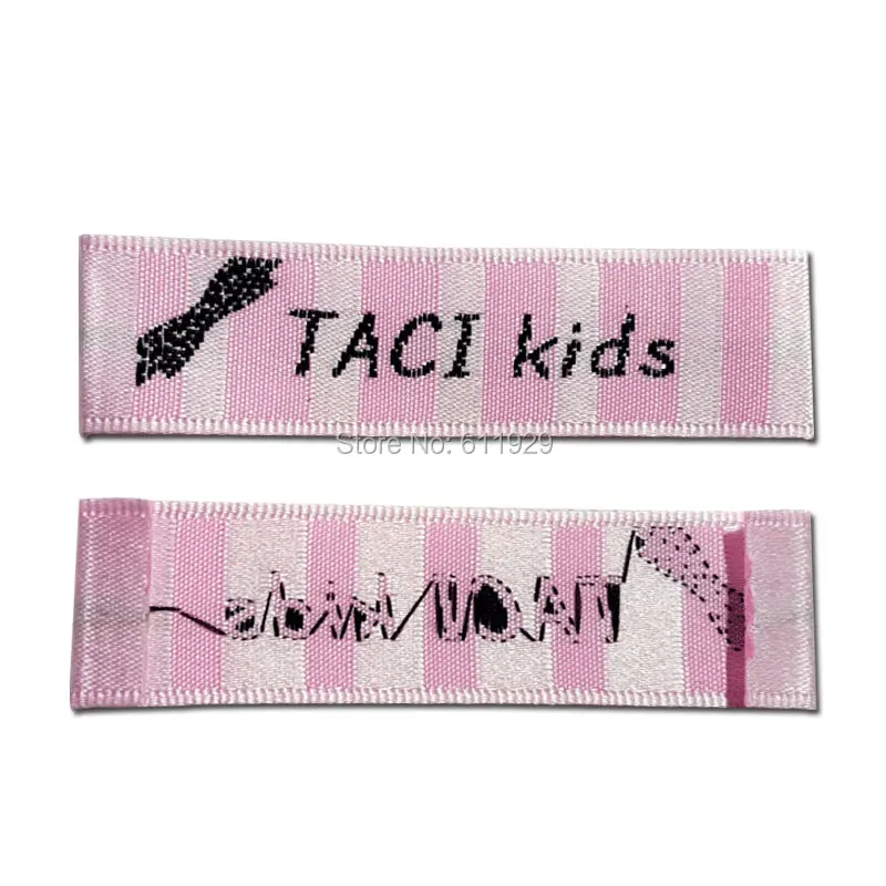 

1000pcs Customized garment labels/tags/clothing woven labels/Trademark manufacture woven labels/brand/hang tag Free Shipping